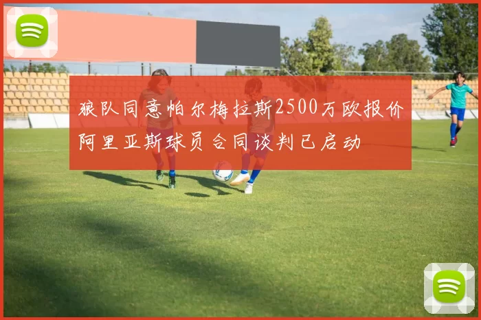 狼队同意帕尔梅拉斯2500万欧报价阿里亚斯球员合同谈判已启动